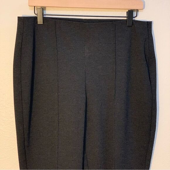CHICO’S The Lindy Stretch Trousers  1 Medium Dark Gray Side Zipper. - Picture 3 of 16